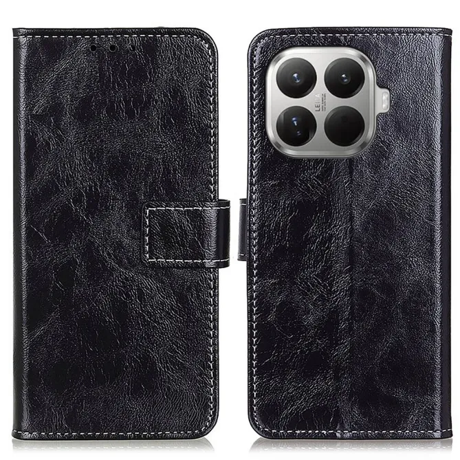 Housse Xiaomi 17T effet cuir luxueux coutures