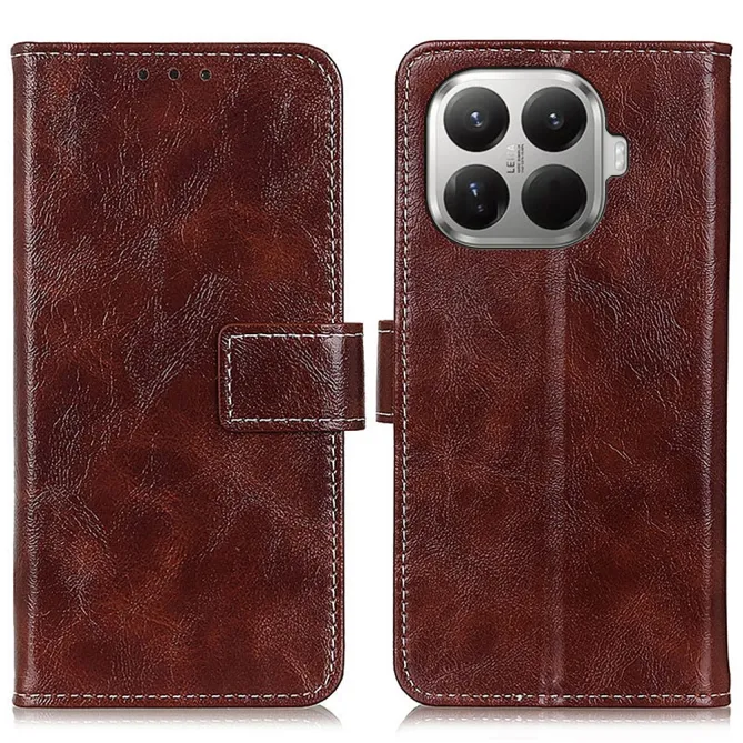Housse Xiaomi 17T effet cuir luxueux coutures