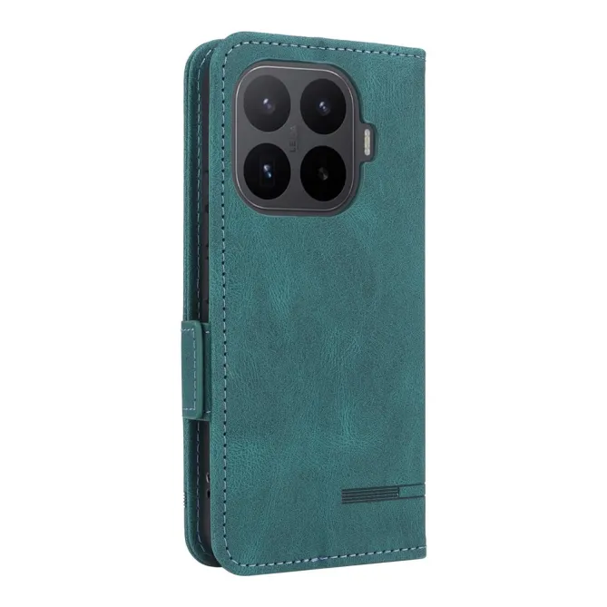 Housse Xiaomi 17T Folio Effet Cuir Décor Métallique