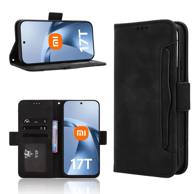 Housse Xiaomi 17T Premium avec Porte Cartes