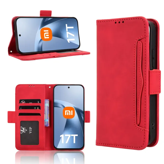 Housse Xiaomi 17T Premium avec Porte Cartes