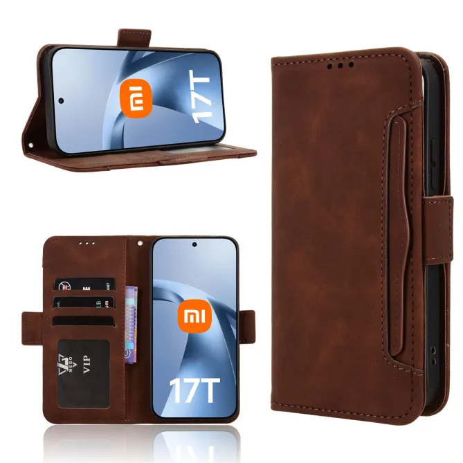 Housse Xiaomi 17T Premium avec Porte Cartes