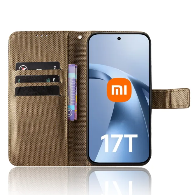 Housse Xiaomi 17T REBEKA Effet Cuir