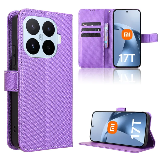 Housse Xiaomi 17T REBEKA Effet Cuir