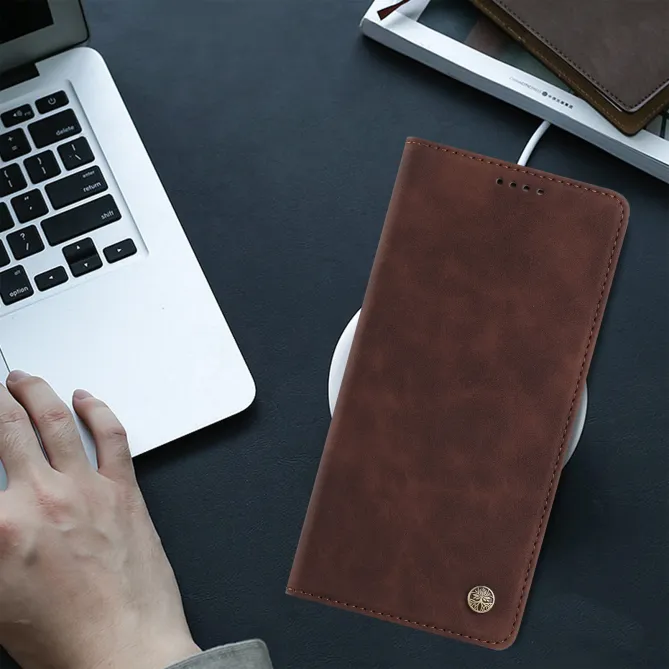 Flip Cover Xiaomi 17T simili cuir mat avec porte-cartes et support