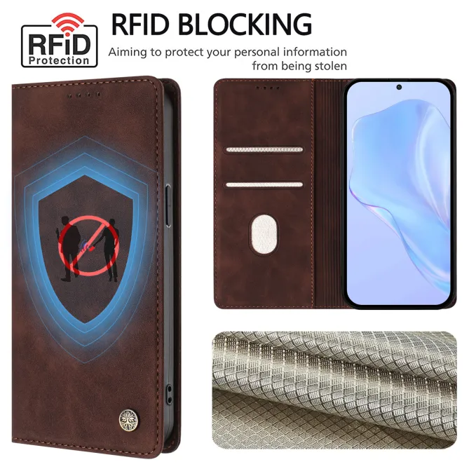Flip Cover Xiaomi 17T simili cuir mat avec porte-cartes et support