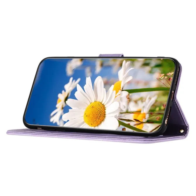 Housse Xiaomi 17T florale avec dragonne