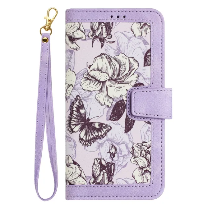 Housse Xiaomi 17T florale avec dragonne