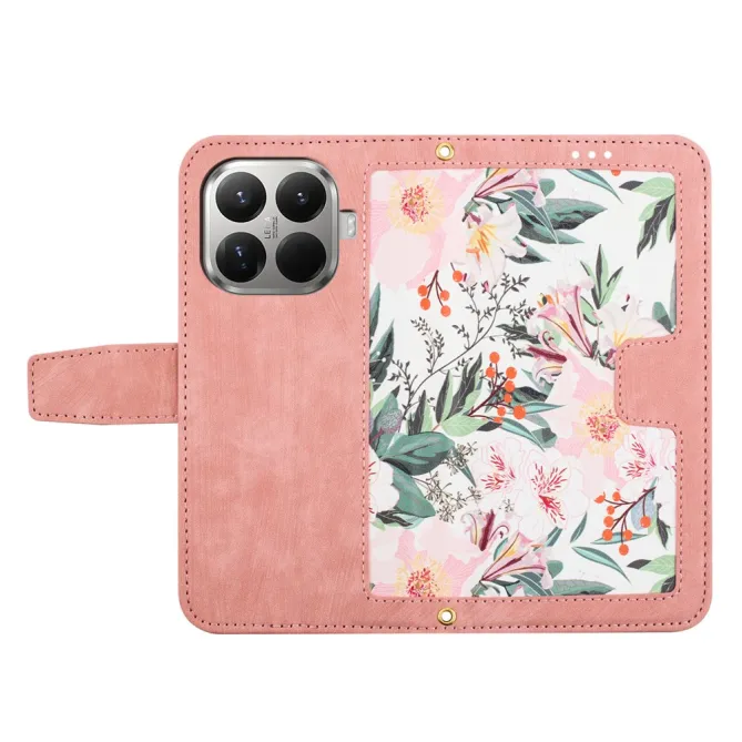 Housse Xiaomi 17T Anaïs florale avec dragonne