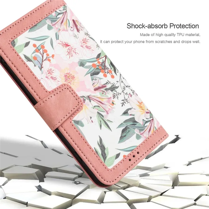Housse Xiaomi 17T Anaïs florale avec dragonne
