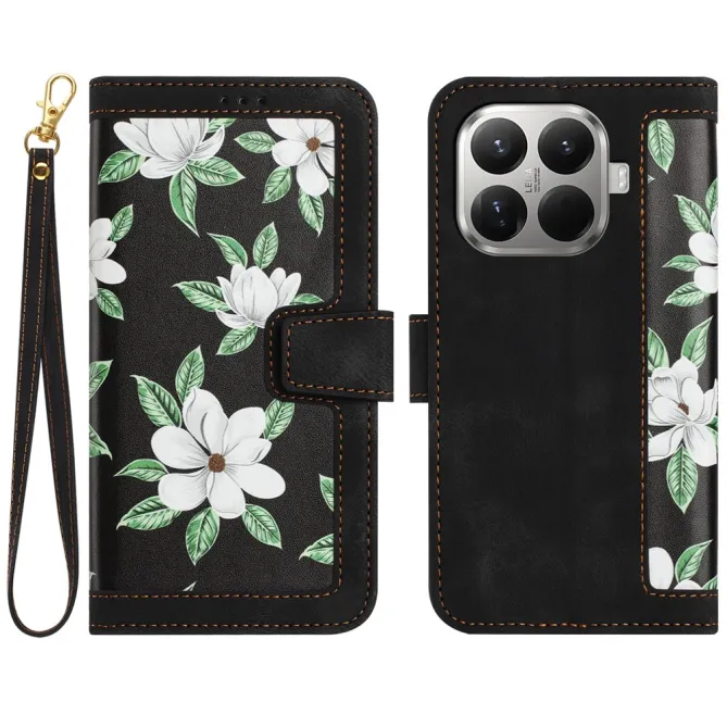 Housse Xiaomi 17T Bianca fleurie avec dragonne