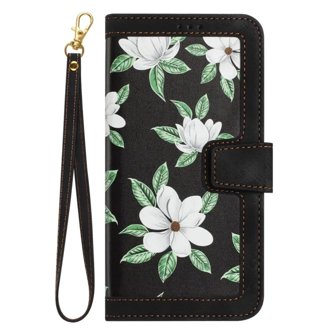 Housse Xiaomi 17T Bianca fleurie avec dragonne