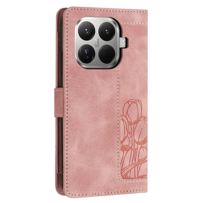 Housse Xiaomi 17T Tulipe à Lanière