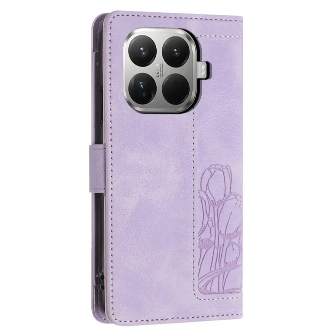 Housse Xiaomi 17T Tulipe à Lanière
