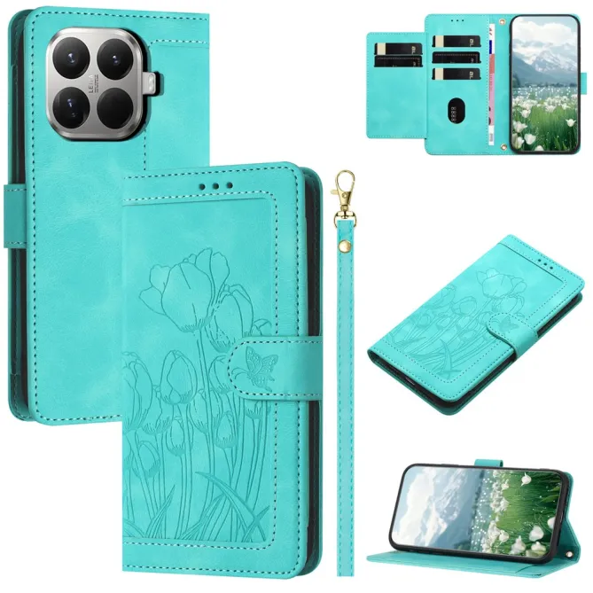 Housse Xiaomi 17T Tulipe à Lanière