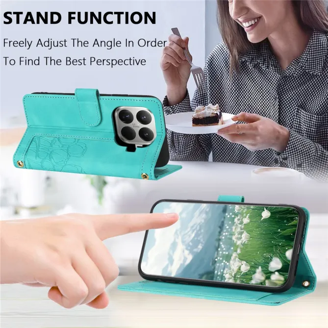 Housse Xiaomi 17T Tulipe à Lanière