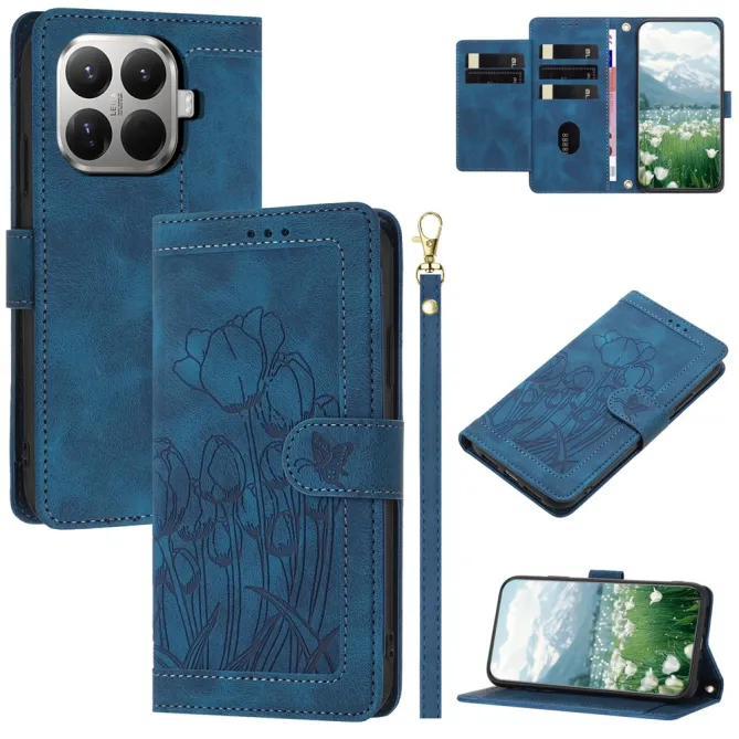Housse Xiaomi 17T Tulipe à Lanière