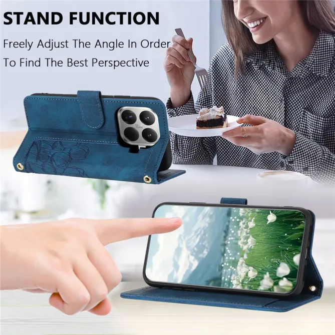 Housse Xiaomi 17T Tulipe à Lanière