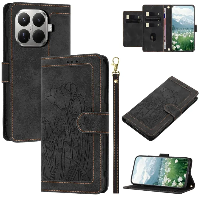 Housse Xiaomi 17T Tulipe à Lanière