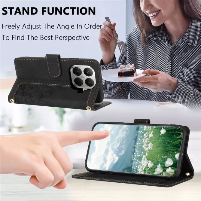 Housse Xiaomi 17T Tulipe à Lanière