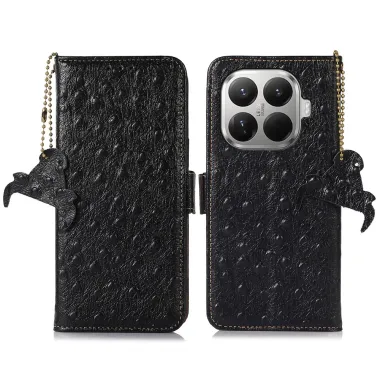 Housse Xiaomi 17T Cuir Effet Peau d'Autruche