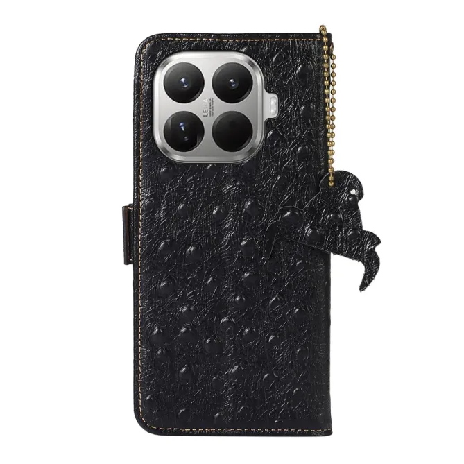 Housse Xiaomi 17T Cuir Effet Peau d'Autruche
