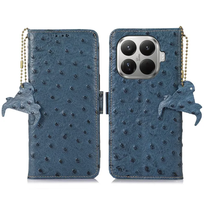 Housse Xiaomi 17T Cuir Effet Peau d'Autruche