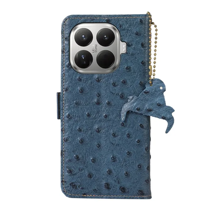 Housse Xiaomi 17T Cuir Effet Peau d'Autruche