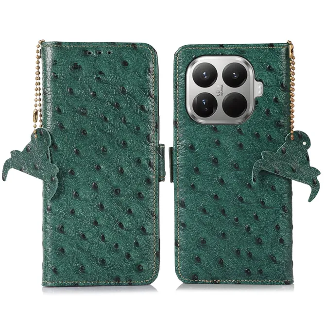 Housse Xiaomi 17T Cuir Effet Peau d'Autruche