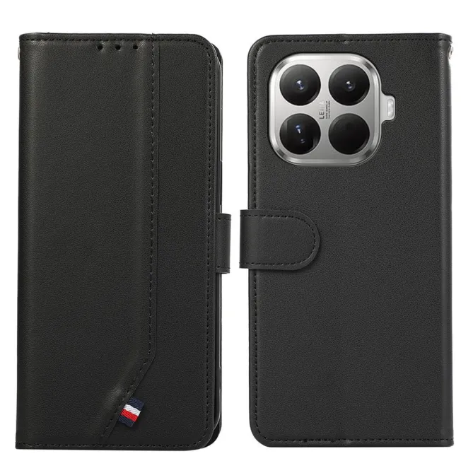 Housse Xiaomi 17T rabat simili cuir lisse porte-cartes