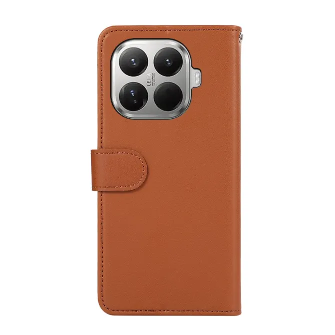 Housse Xiaomi 17T rabat simili cuir lisse porte-cartes