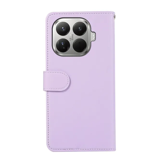 Housse Xiaomi 17T rabat simili cuir lisse porte-cartes