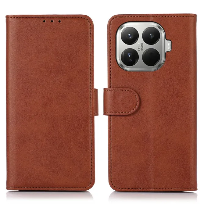 Housse Xiaomi 17T simili cuir daim mat 4 emplacements