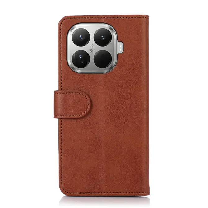 Housse Xiaomi 17T simili cuir daim mat 4 emplacements