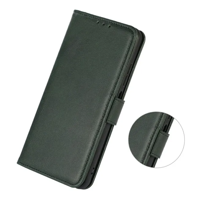 Housse Xiaomi 17T simili cuir daim mat 4 emplacements