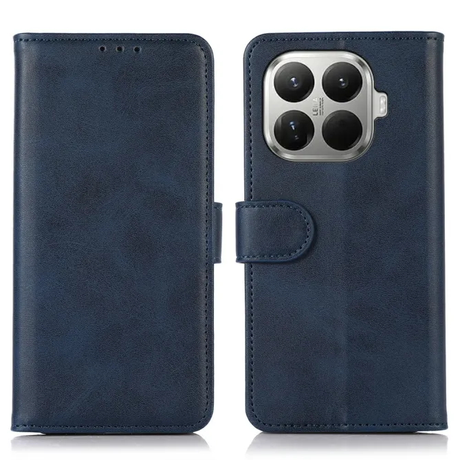 Housse Xiaomi 17T simili cuir daim mat 4 emplacements