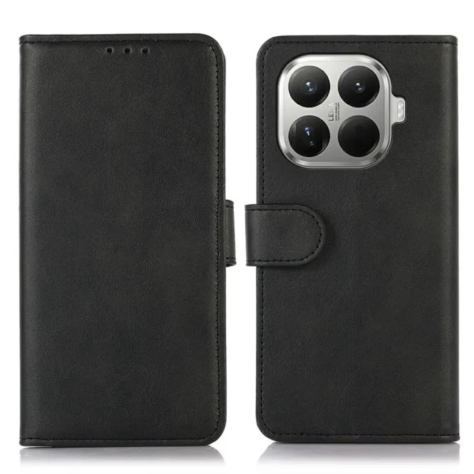 Housse Xiaomi 17T simili cuir daim mat 4 emplacements