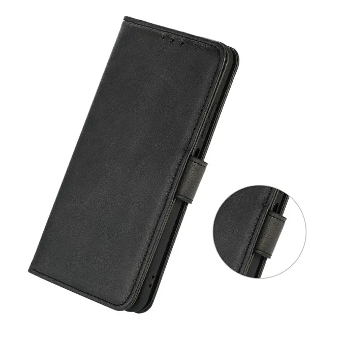 Housse Xiaomi 17T simili cuir daim mat 4 emplacements