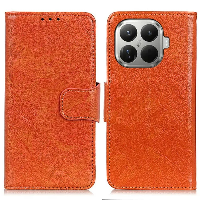 Housse Xiaomi 17T Pro cuir vieilli effet nappa patiné