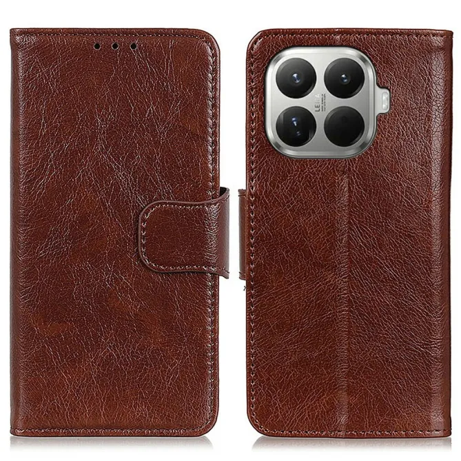 Housse Xiaomi 17T Pro cuir vieilli effet nappa patiné