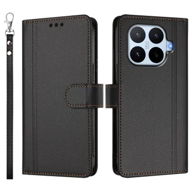 Housse Xiaomi 17T Multi Emplacements Simili Cuir avec Dragonne