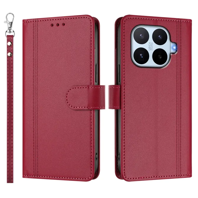 Housse Xiaomi 17T Multi Emplacements Simili Cuir avec Dragonne