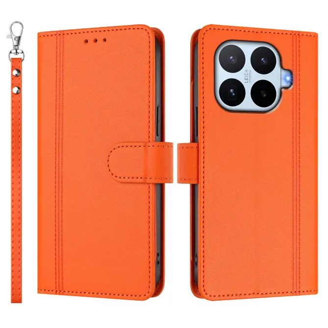 Housse Xiaomi 17T Multi Emplacements Simili Cuir avec Dragonne