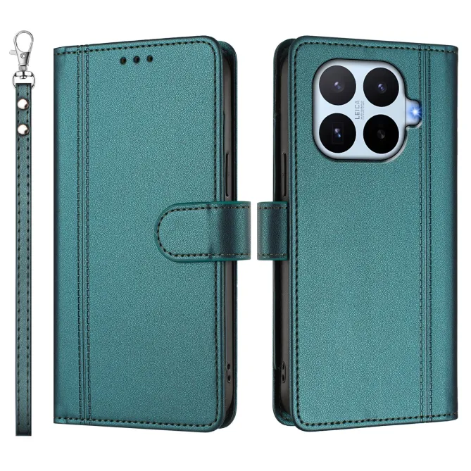 Housse Xiaomi 17T Multi Emplacements Simili Cuir avec Dragonne