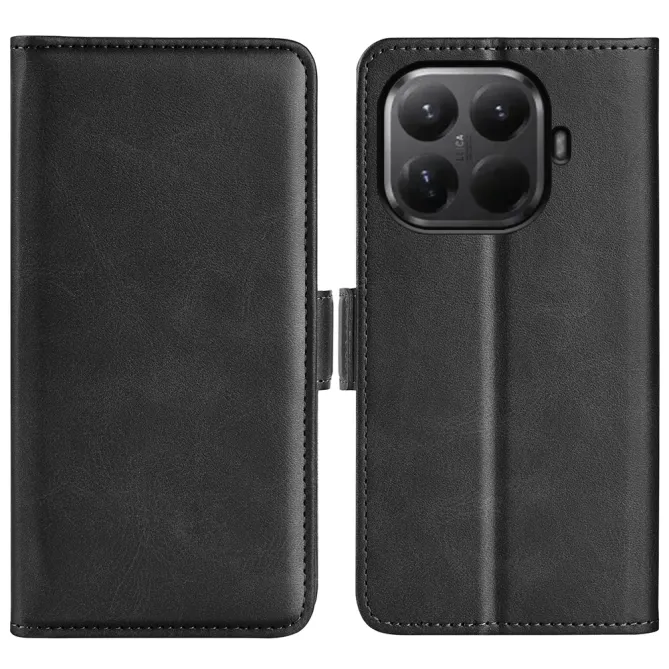Étui Xiaomi 17T portefeuille revêtement simili cuir mat
