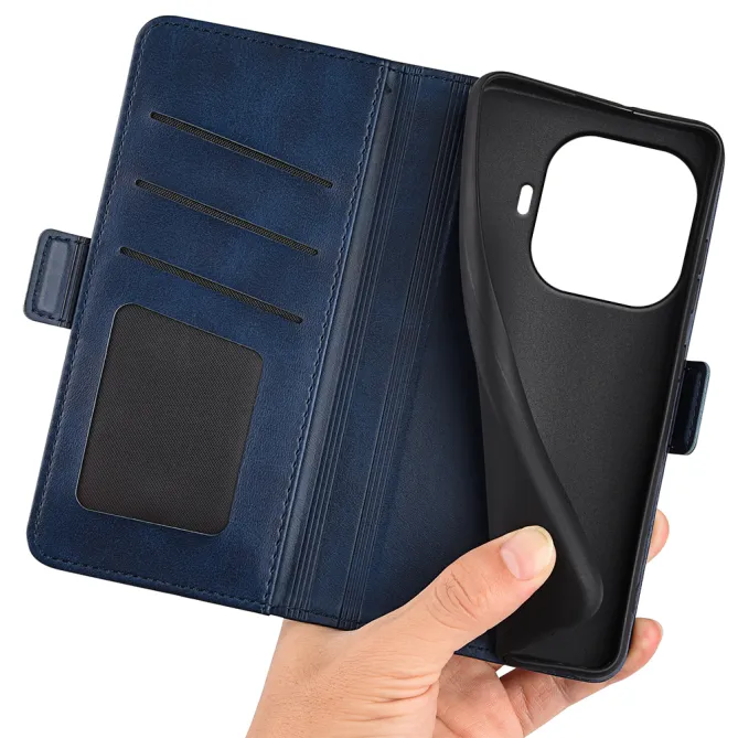 Étui Xiaomi 17T portefeuille revêtement simili cuir mat