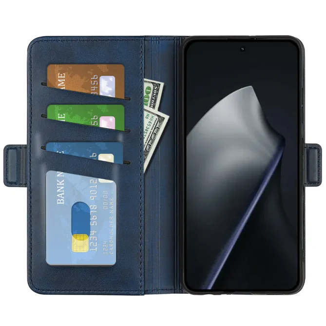 Étui Xiaomi 17T portefeuille revêtement simili cuir mat