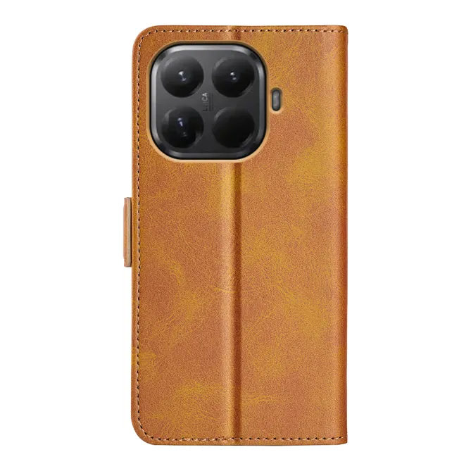 Étui Xiaomi 17T portefeuille revêtement simili cuir mat