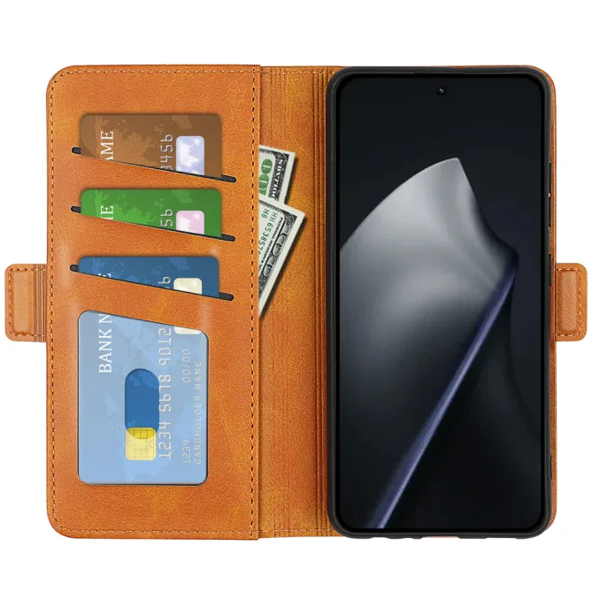 Étui Xiaomi 17T portefeuille revêtement simili cuir mat