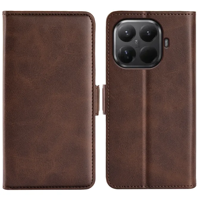 Étui Xiaomi 17T portefeuille revêtement simili cuir mat
